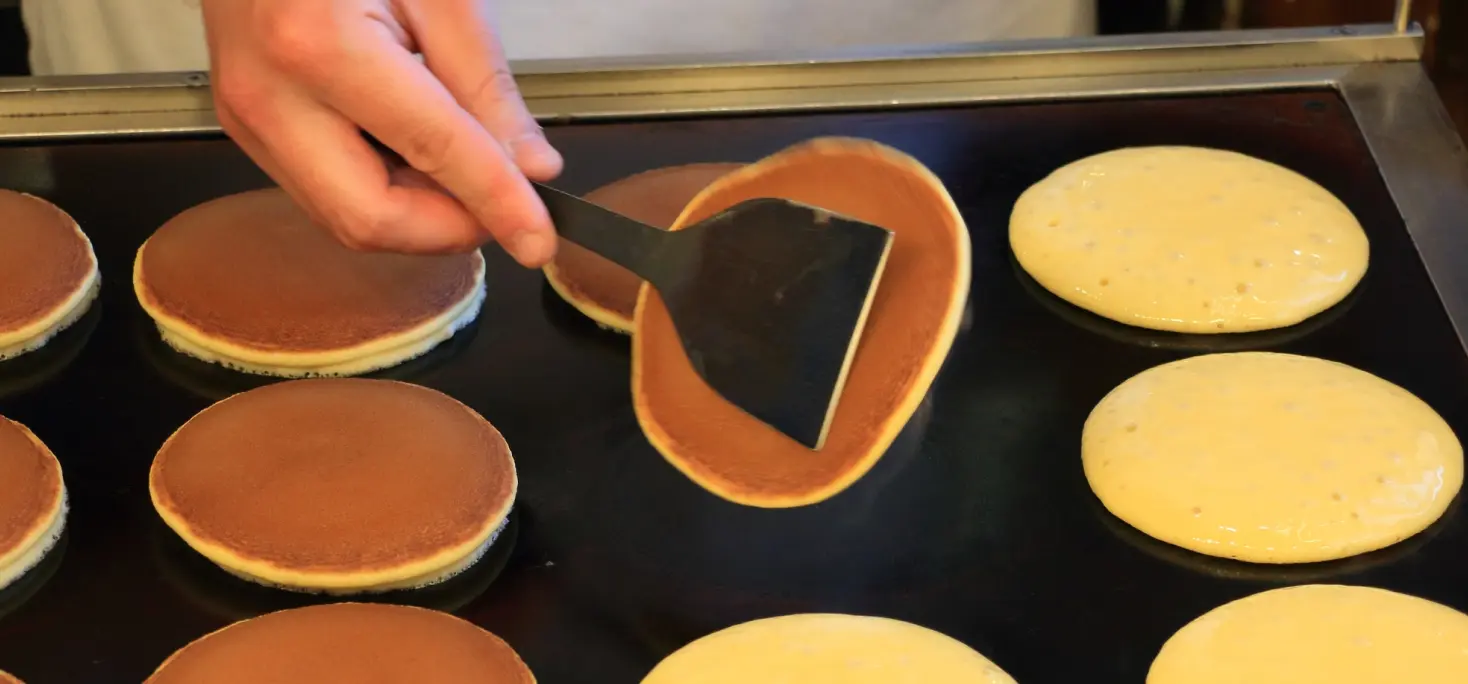 草津たび丸どら焼き作り体験